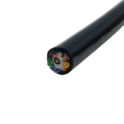 PDK81301-8 * 1.5 Cebl Dal Dŵr Tanddwr - 8-craidd 1.5mm² Copr Moel, Inswleiddiad PP, Siaced TPU, Ar gyfer ROVs a Dosbarthiad Tanddwr
